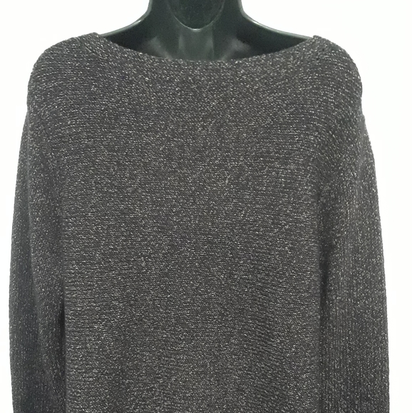 Eileen Fisher Women Bateau Neck Top Sweater - Picture 2 of 8
